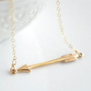 Dainty Arrow Pendant Necklace 